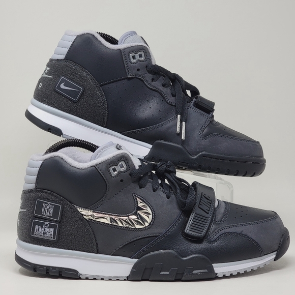 Nike Air Trainer 1 SB LVIII Super Bowl Men’s Size 8.5 Anthracite FJ6195-001 New main image 9